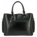 Женская кожаная сумка 649-2 BLACK
